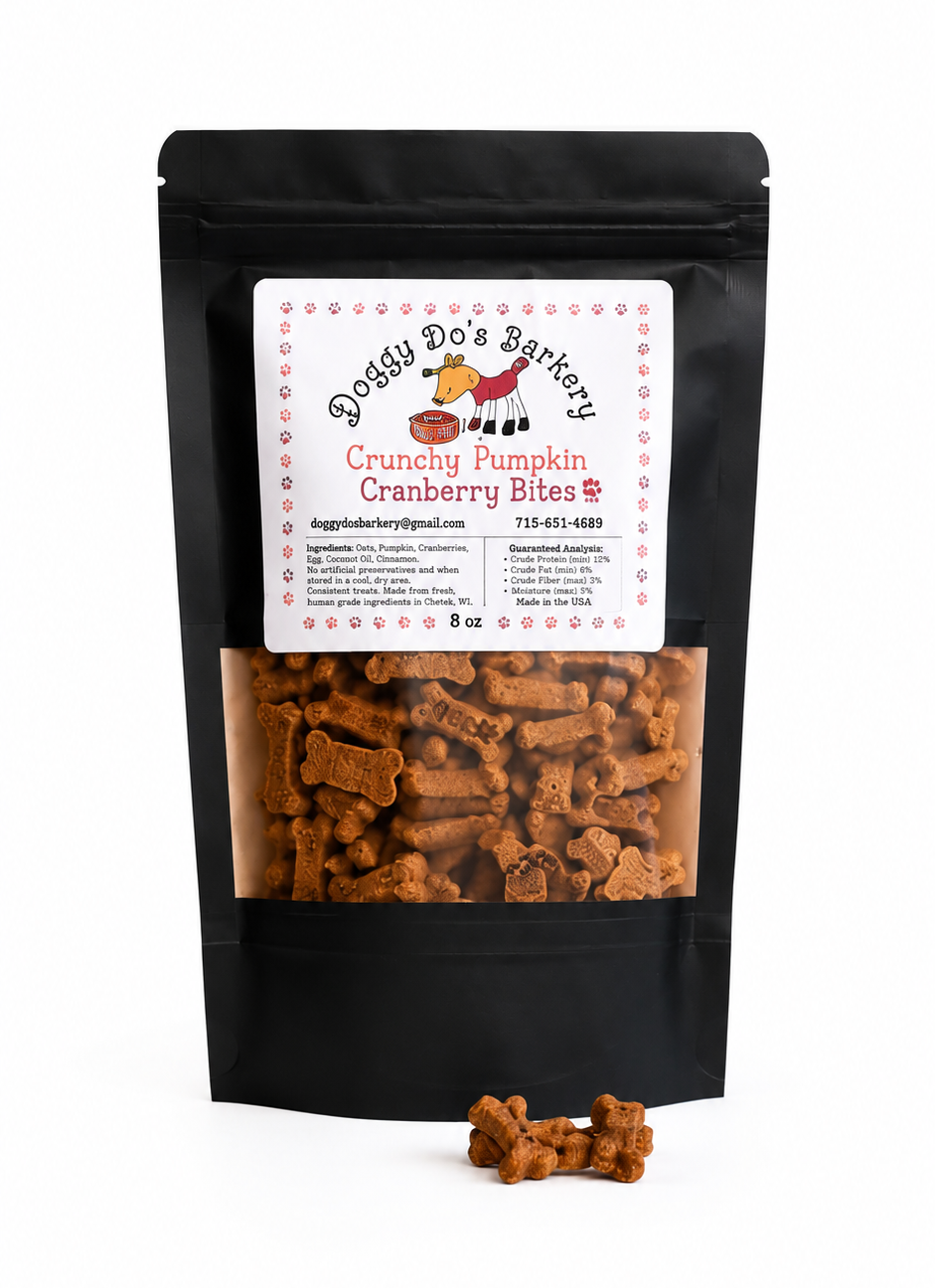 Crunchy Pumpkin Cranberry Bites