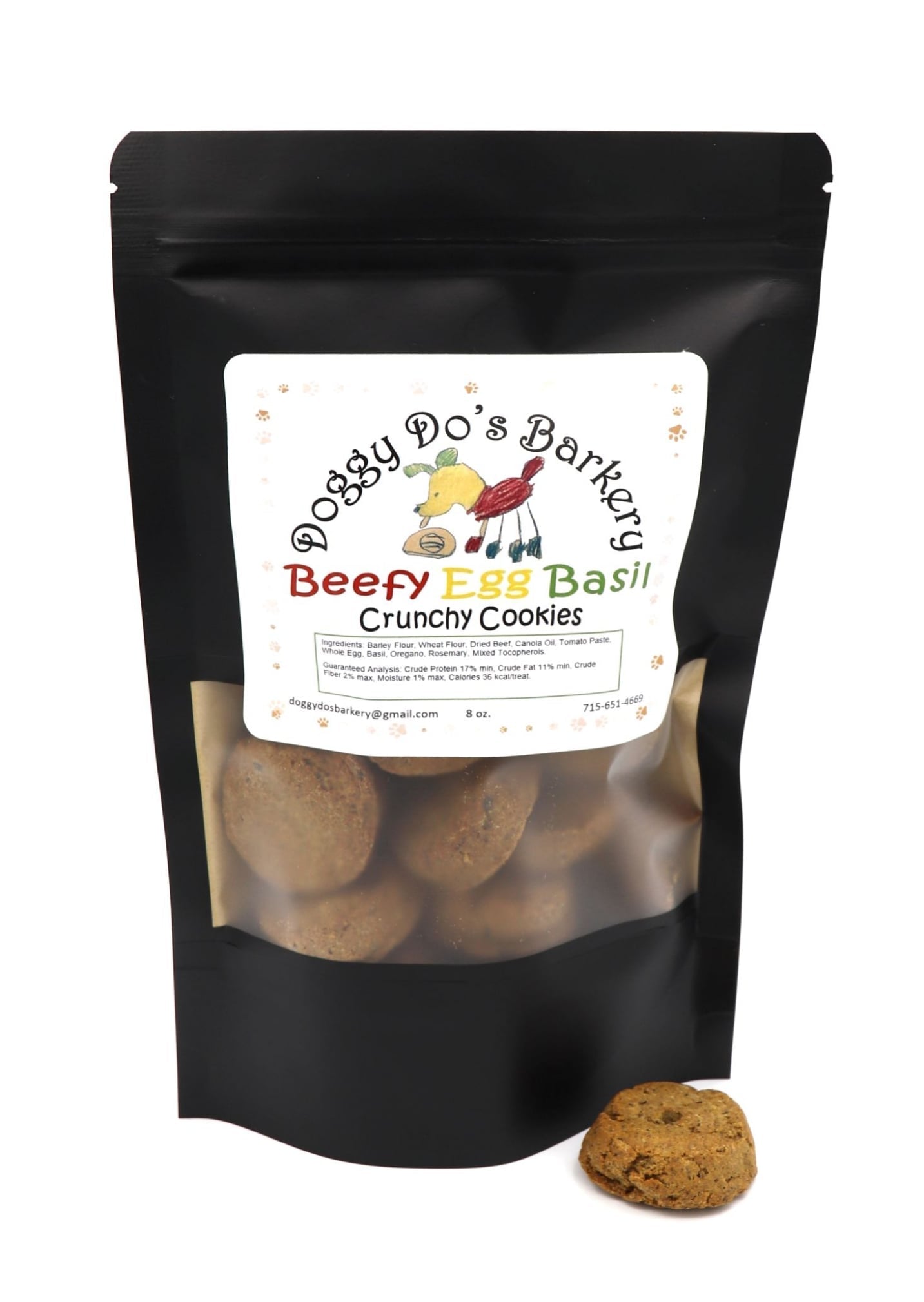 Beefy Egg Basil Crunchy Cookies