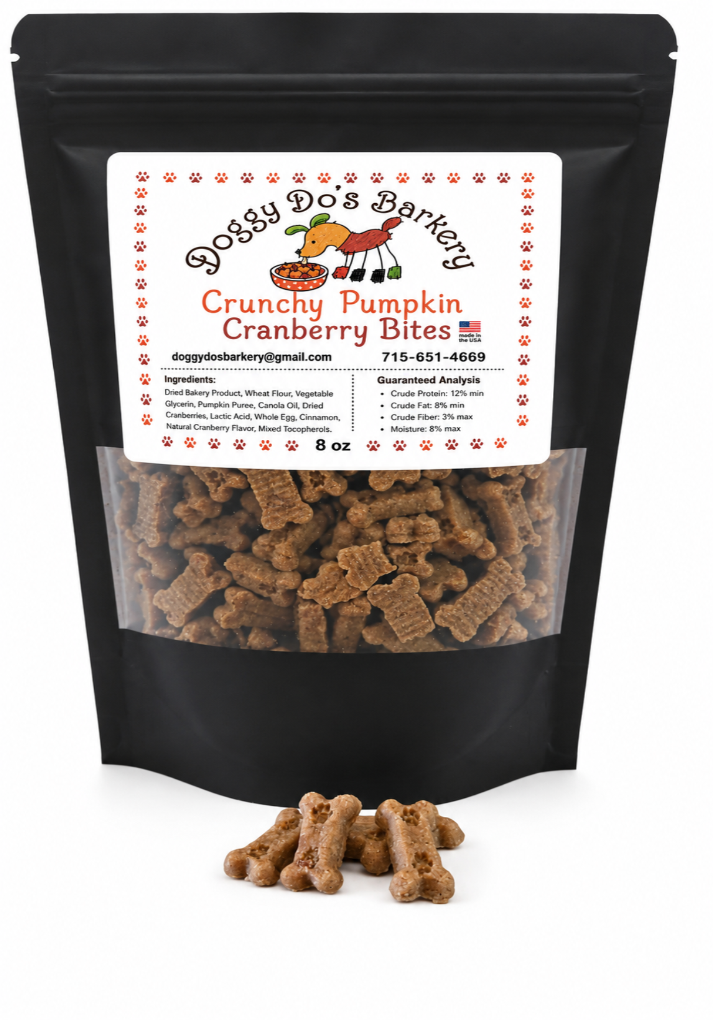 Crunchy Pumpkin Cranberry Bites