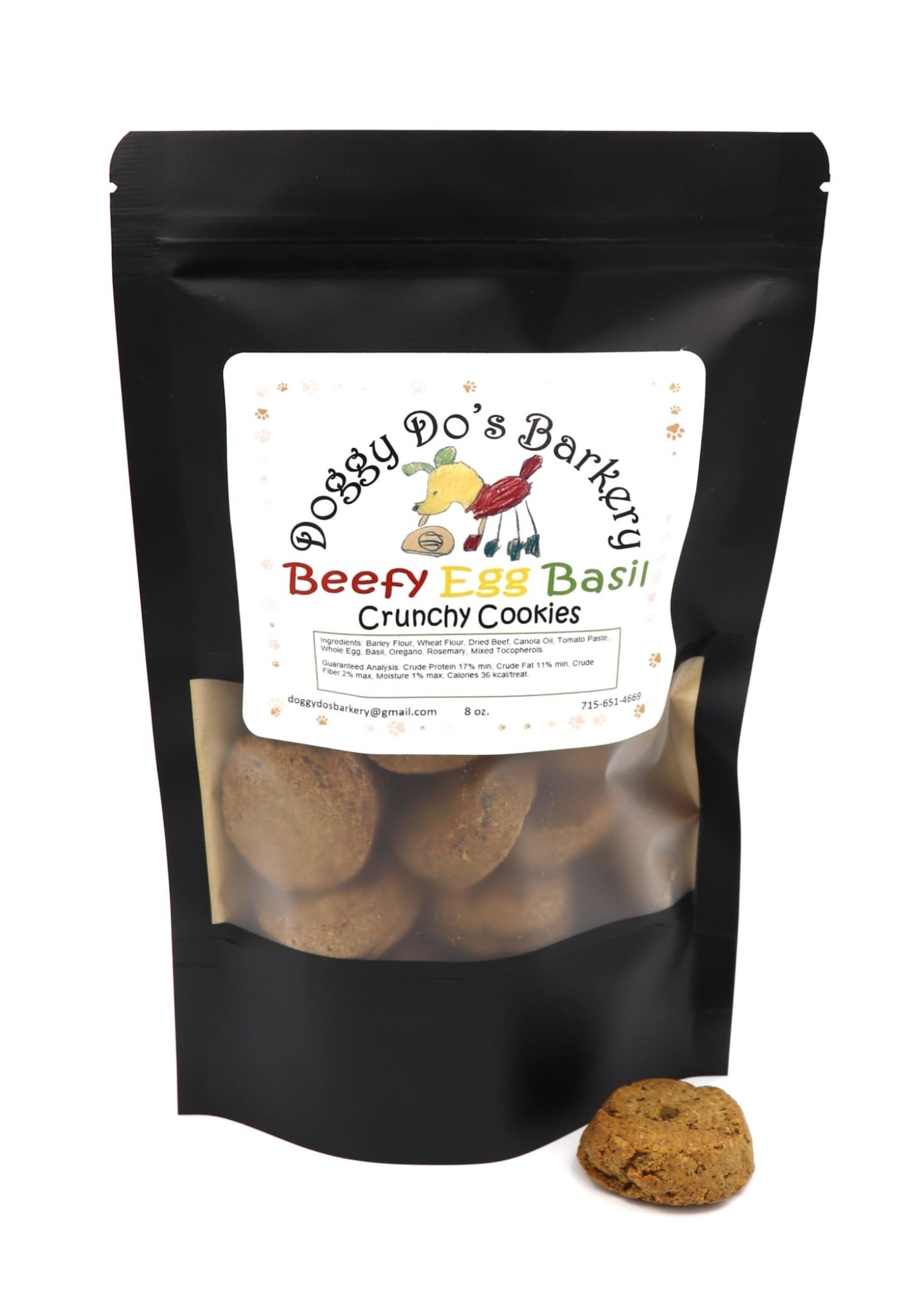 Beefy Egg Basil Crunchy Cookies